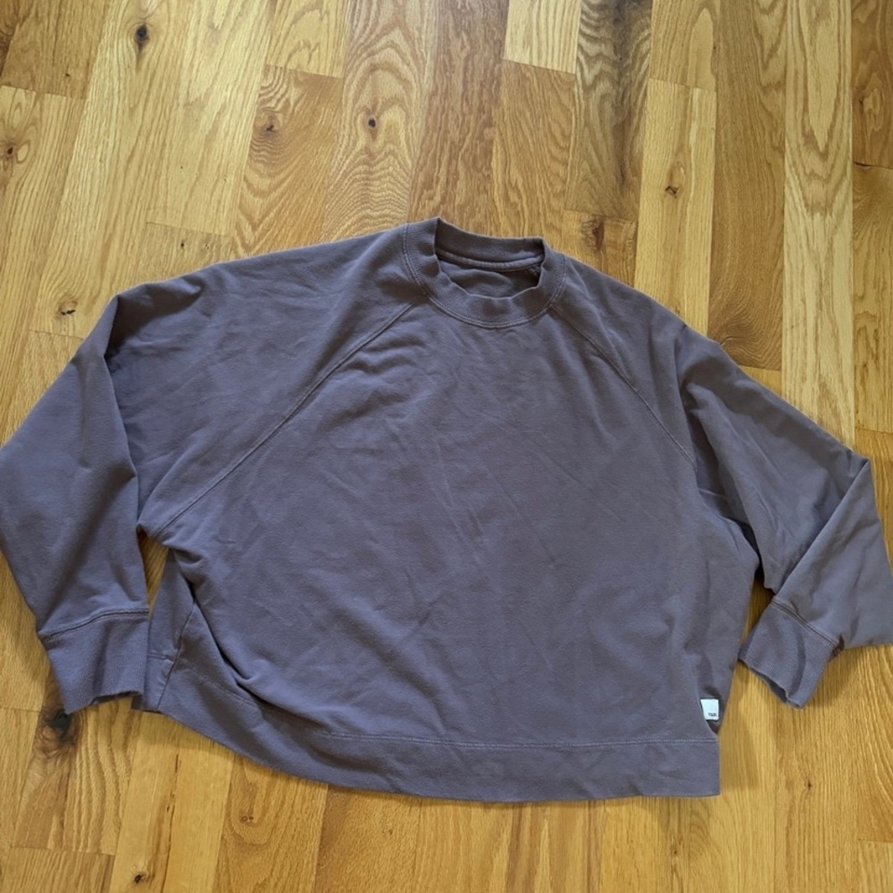 Vuori brown/purple Sunnyside Crew Neck